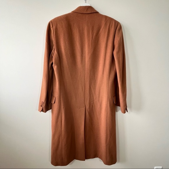Vintage 1970s Fodera Bemberg Cashmere/Wool Classic Coat - Picture 2 of 10